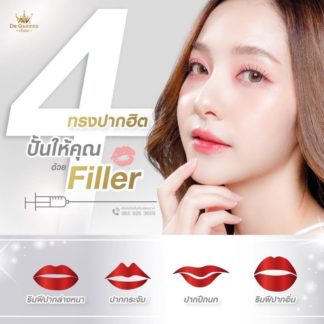 4 ทรงปากสุดฮิต ฉีดฟิลเลอร์ปาก สวยละมุน รับกับรูปหน้า
