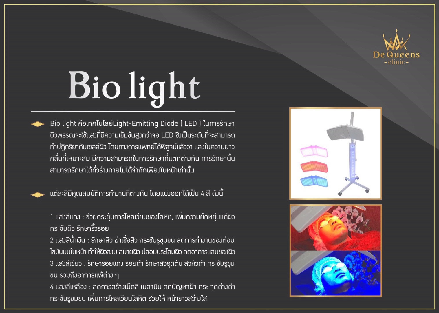 ฉายแสงหน้าใส Biolight
